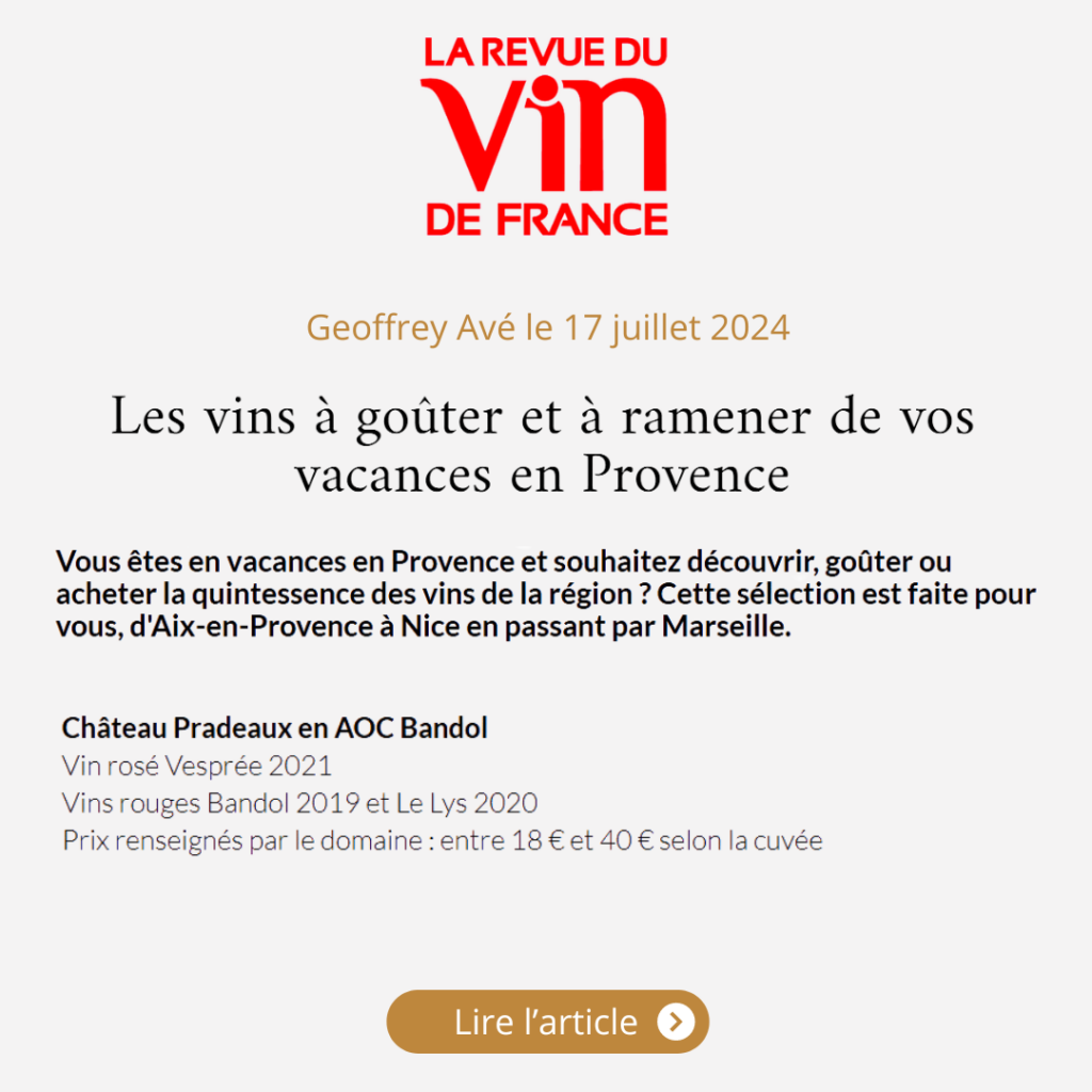 La Revue du Vin de France juillet 2024