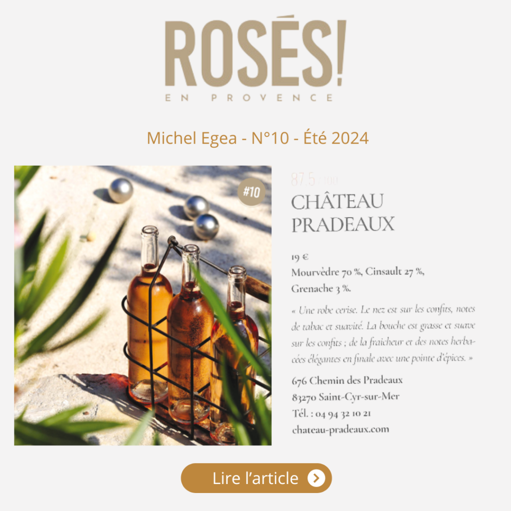 Rosés en Provence été 2024